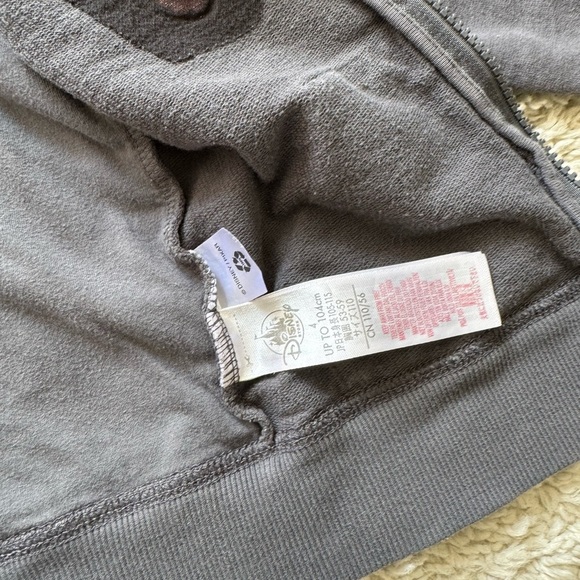 DISNEY CoCo hooded zip up sweater Embroidered little bling skulls Unisex 4T - Picture 9 of 10